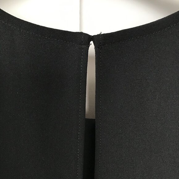 A.L.C. NWT Black Joanna Timeless Open Back Shelf bra Jumpsuit/Romper Sz 14 - Picture 9 of 14